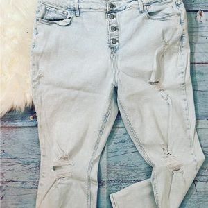 Old navy light wash jeans sz18